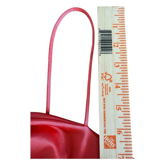 Annique Rosa Puleo Szule Maxi Night Gown Keyhole Cut Out Pink Coral Sz M - Picture 12 of 13